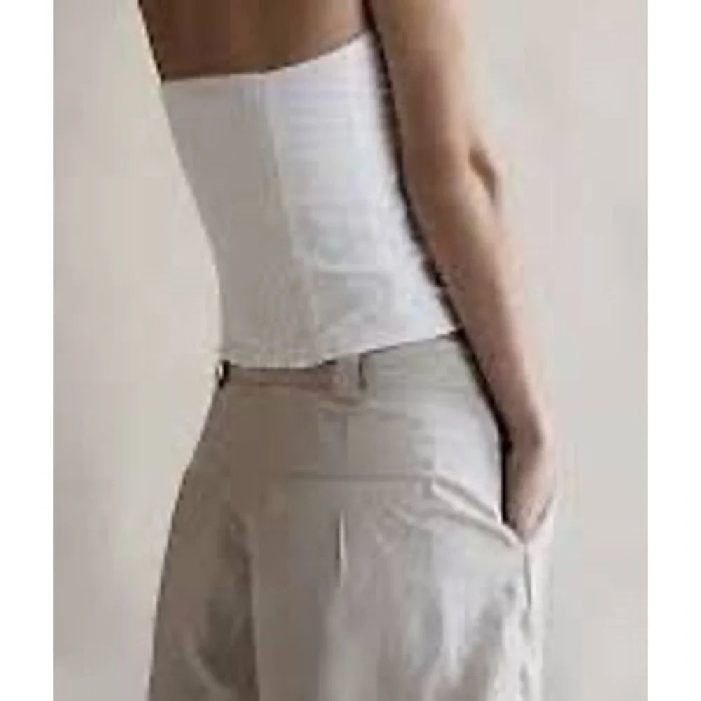 NWT Free People Perfect Prep Trouser Linen Blend Shorts Size 2